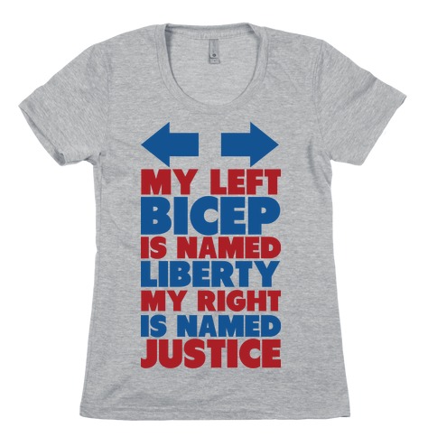 Liberty and Justice Womens T-Shirt