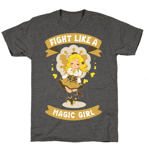 Fight Like A Magic Girl Mami Parody T-Shirt