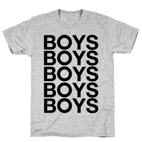 LookHUMAN Boys Boys Boys Gray Mens/Unisex Cotton T-Shirt - Size Small