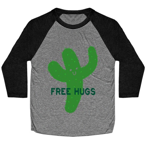 Free Hugs Cactus Baseball Tee