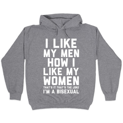 LGBTQ Unisex Hoodie Sweatshirt Haase Unlimited Upside Down Triangle Bisexual 