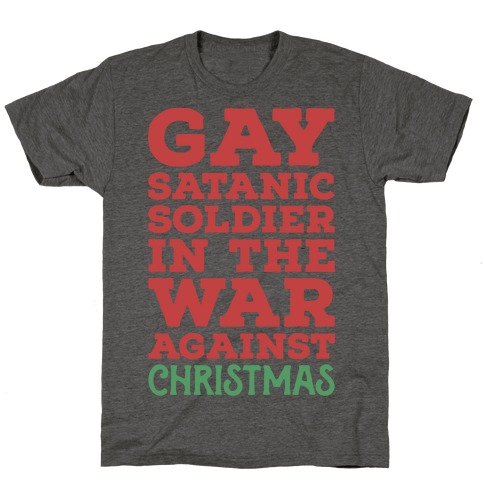 Gay Satanic Soldier T-Shirt