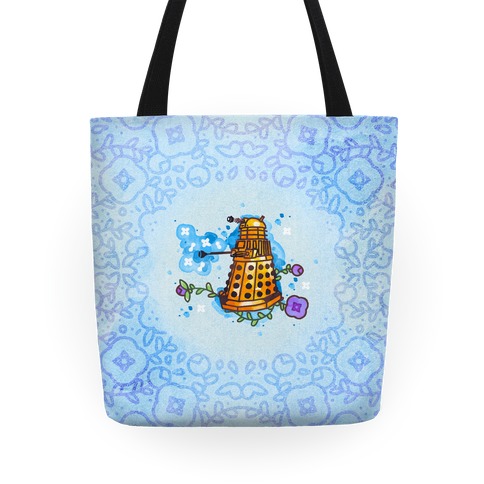 Watercolor Doctor Who Icon (Dalek) tote Tote