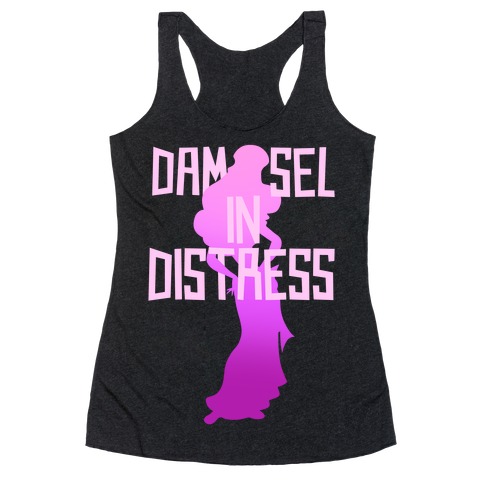 Damsel In Distress Racerback Tank Top