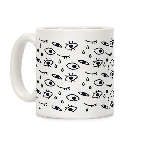 Creepy Eyes (Dark) Coffee Mug