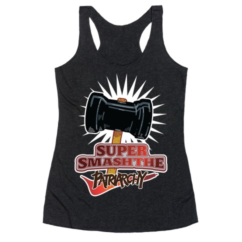 Super Smash The Patriarchy Racerback Tank Top