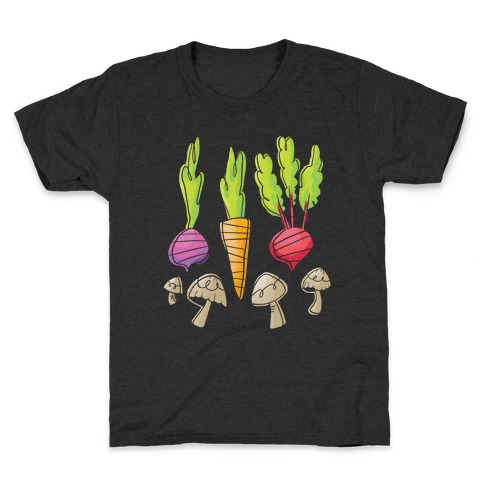 Retro Vegetable Pattern Kids T-Shirt