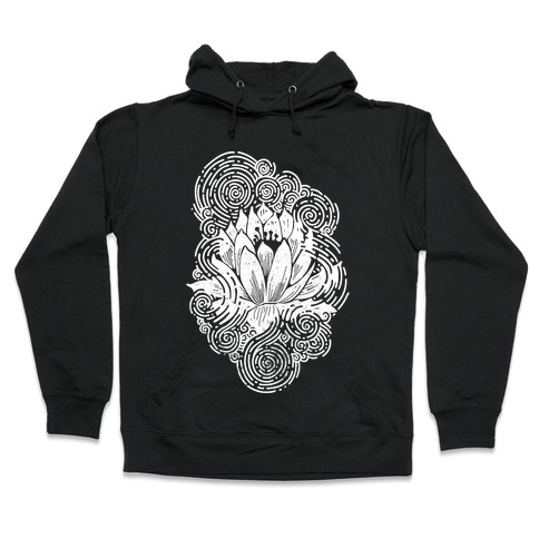 Lotus Flower Hooded Sweatshirt