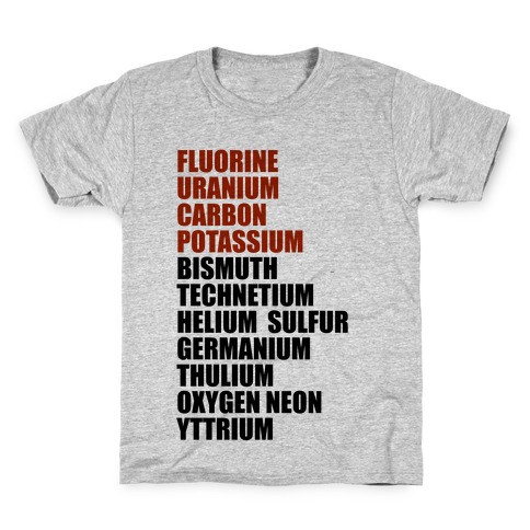Chemistry Rap Tribute Kids T-Shirt