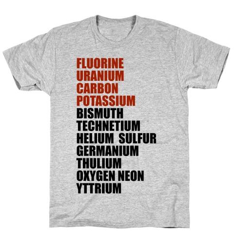 Chemistry Rap Tribute T-Shirt