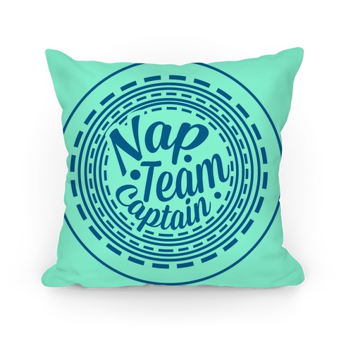 Nap Team Captain (Blue) Pillow