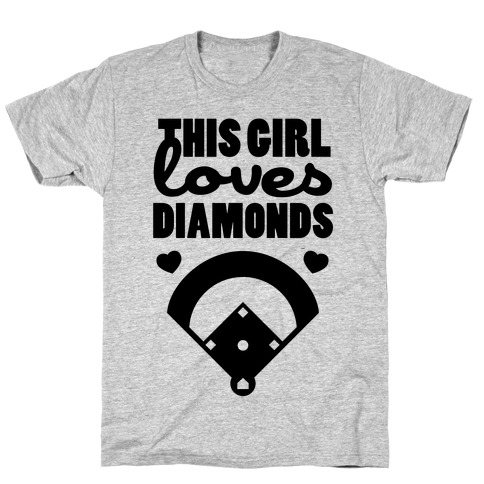 This Girl Loves (Baseball) Diamonds T-Shirt