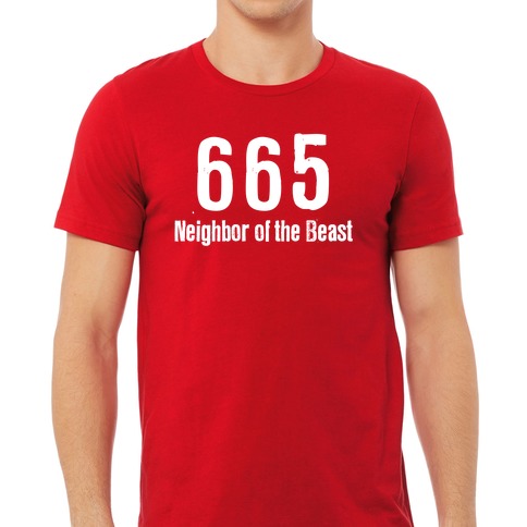 667 - The number of the neighbor of the beast' Men's T-Shirt