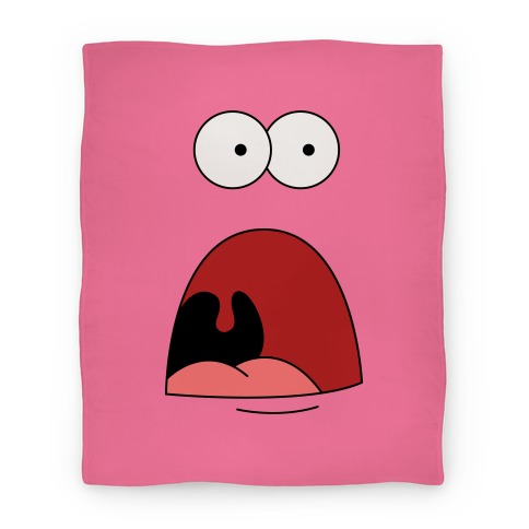 Patrick is Shocked Blanket Blanket