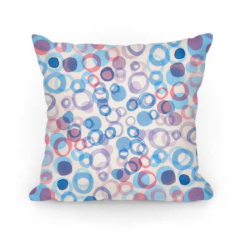 Abstract Watercolor Pillow