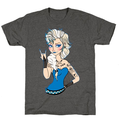 Punk Rock Ice Queen Parody T-Shirt