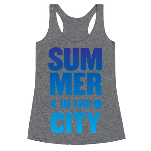Summer In The City Racerback Tank Top