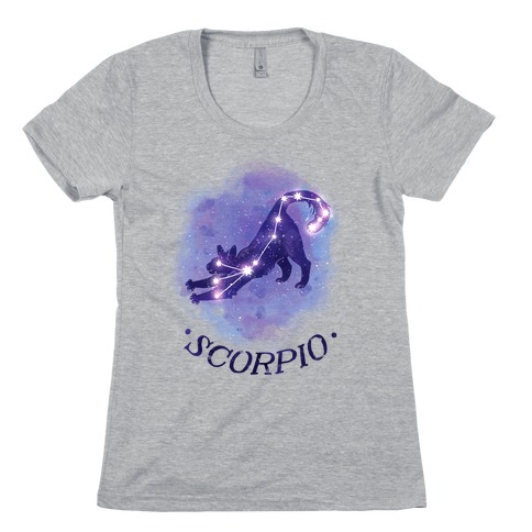 Cat Zodiac: Scorpio Womens T-Shirt