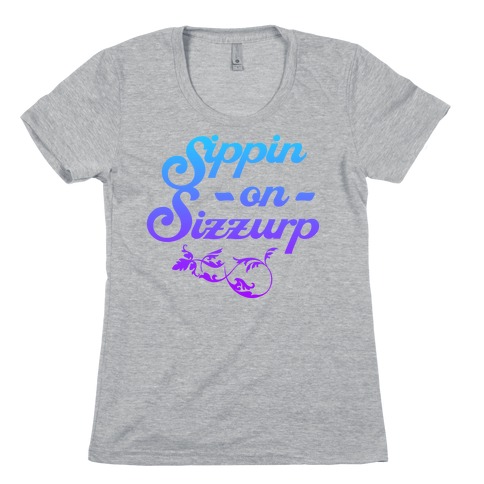 Sippin On Sizzurp (V Neck) Womens T-Shirt