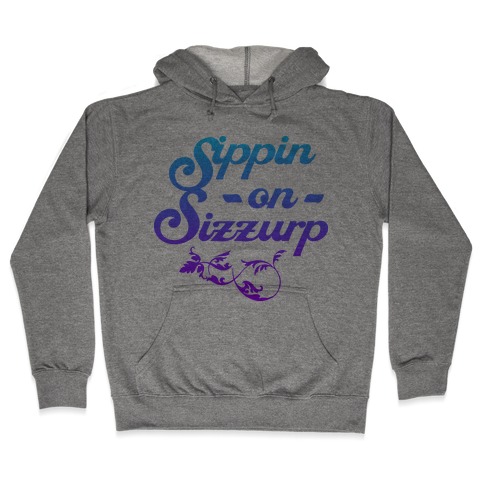 Sippin On Sizzurp (V Neck) Hooded Sweatshirt