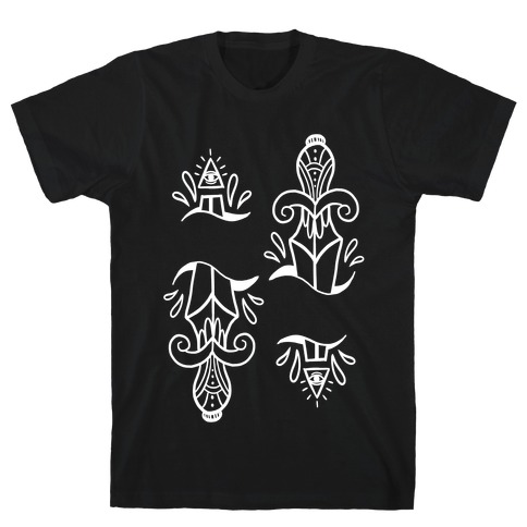Illuminati Tattoo Daggers T-Shirt
