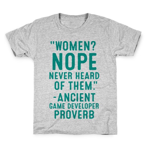 Game Developer Proverb Kids T-Shirt