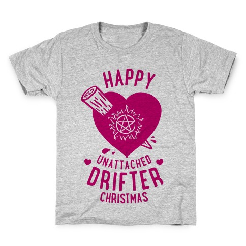 Happy Unattached Drifter Christmas Kids T-Shirt