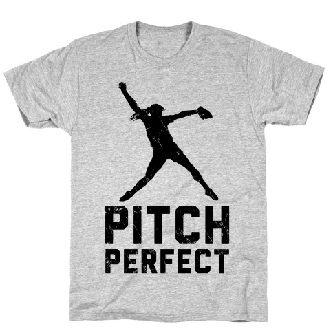 Softball Pitch Perfect (Baseball Tee) T-Shirt