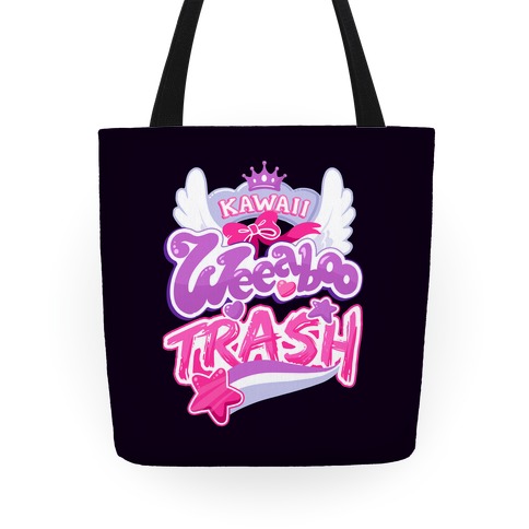 Kawaii Weeaboo Trash Anime Logo Tote