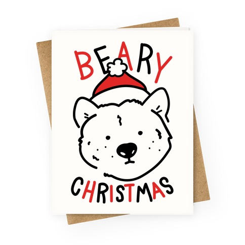 Beary Christmas Greeting Card