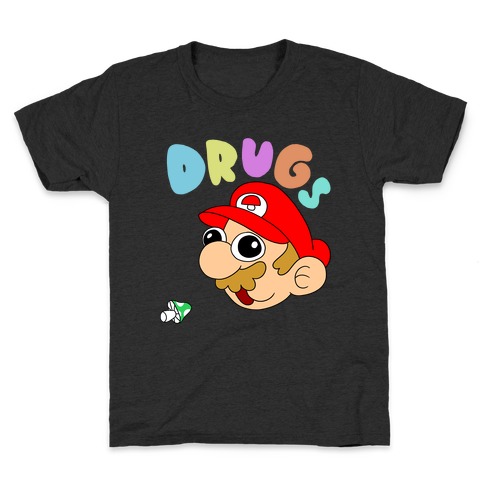 Mario On Drugs Kids T-Shirt
