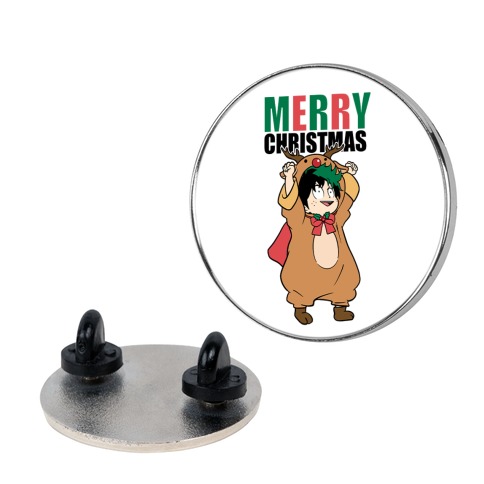 Deku Reindeer Christmas Parody Pin