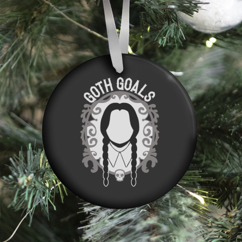 Wednesday Addams Goth Goals Ornament