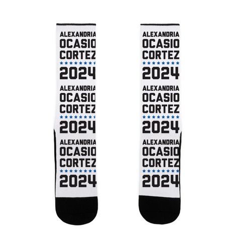Alexandira Ocasio-Cortez 2024 Sock
