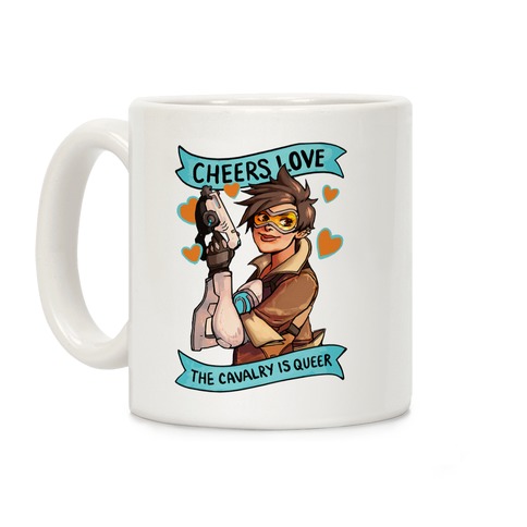 Cheers Love The Cavalry Is Queer (Illustration) Coffee Mug