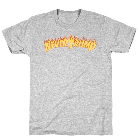 Never Trump Thrasher Logo Parody  T-Shirt