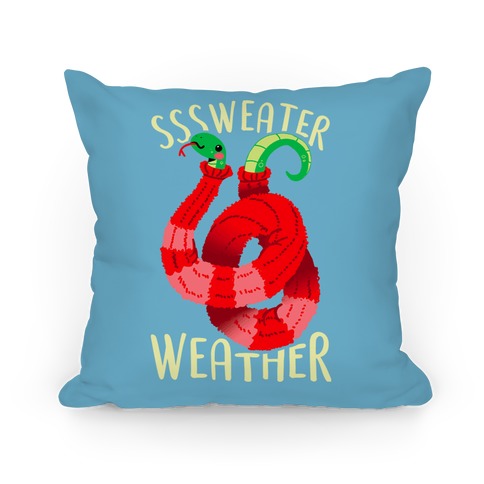 Sssweater Weather Pillow