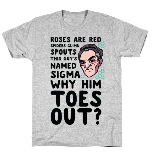 Sigma Toes Out Parody T-Shirt