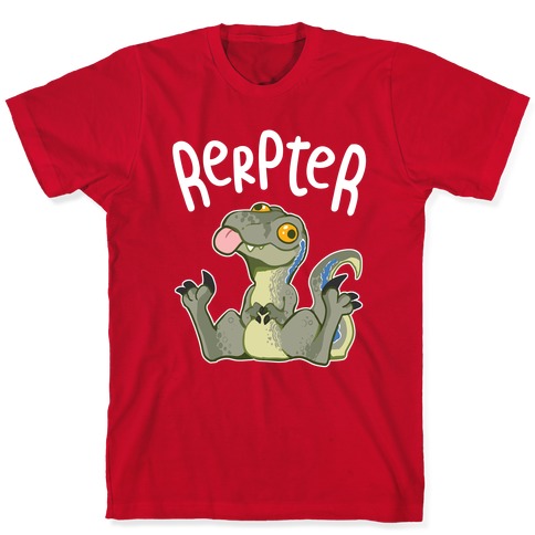 Derpy Raptor Rerpter T-Shirts | LookHUMAN