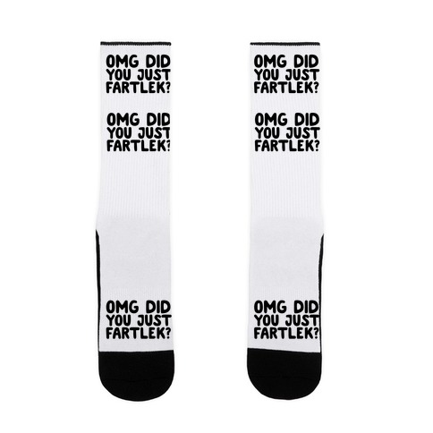 OMG Did You Just Fartlek? Sock