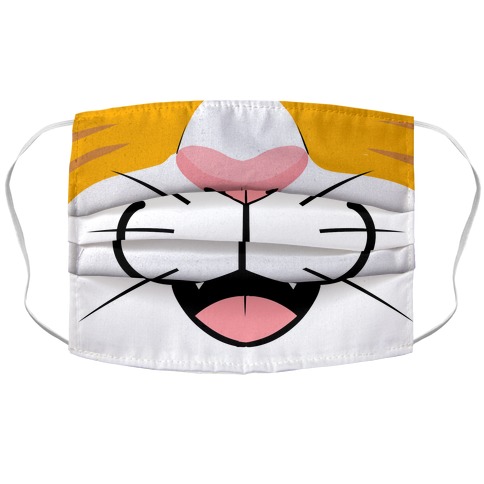 Cat Mouth  Accordion Face Mask
