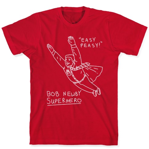 bob newby superhero t shirt