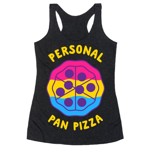 Personal Pan Pizza Racerback Tank Top