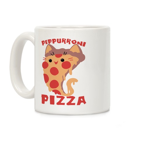 PepPURRoni Pizza Coffee Mug