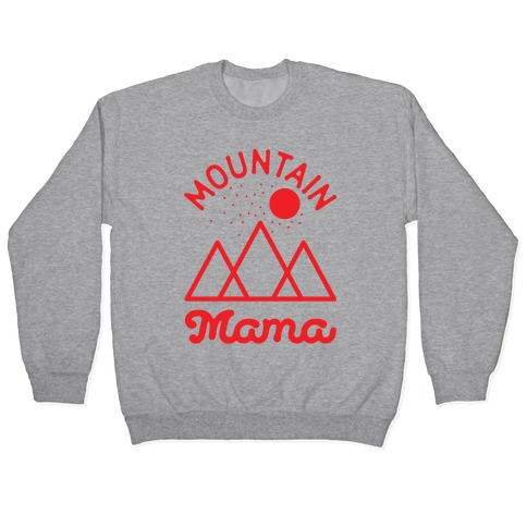Mountain Mama Red Pullover