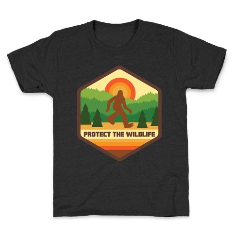 Protect The Wildlife (Bigfoot) Kids T-Shirt
