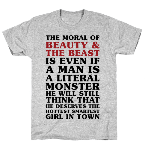 beauty and the beast mens shirt