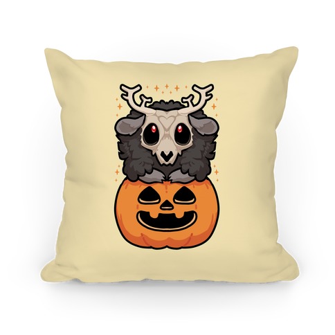 Cute Halloween Wendigo Pillow