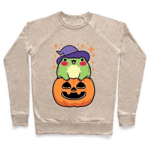 Cute Halloween Frog Pullover
