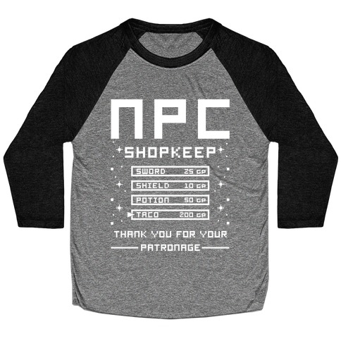 NPC ShopKeep Baseball Tee